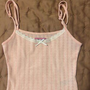 edikted irene pointelle tank top